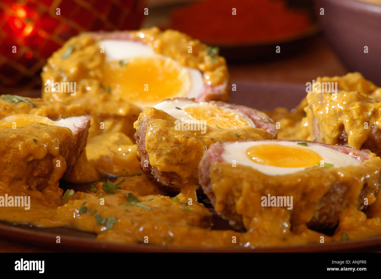 Korma nargisi Kofta Banque D'Images