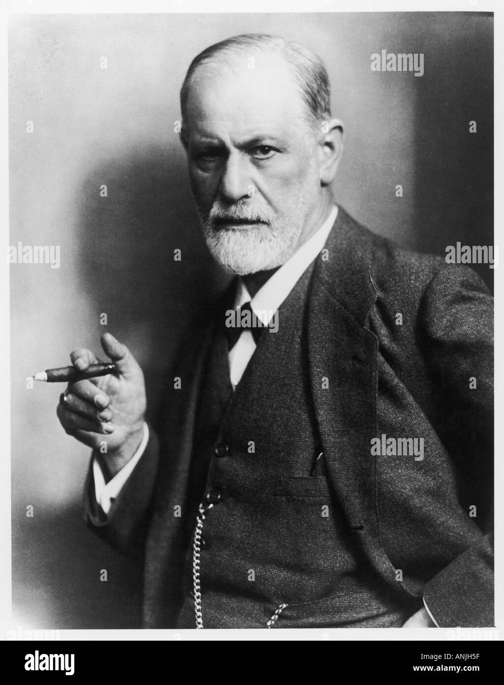 Cigare avec Freud Banque D'Images