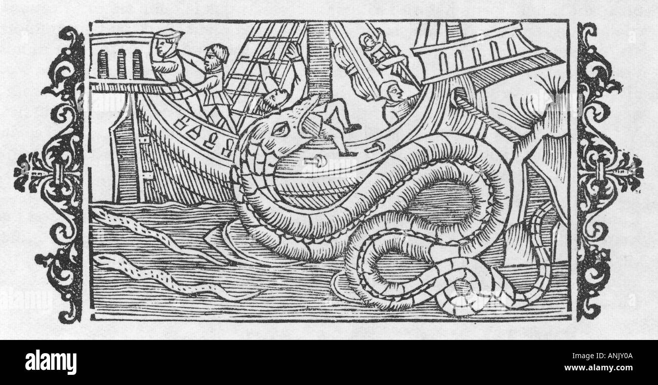 Serpent de mer Norvège Banque D'Images