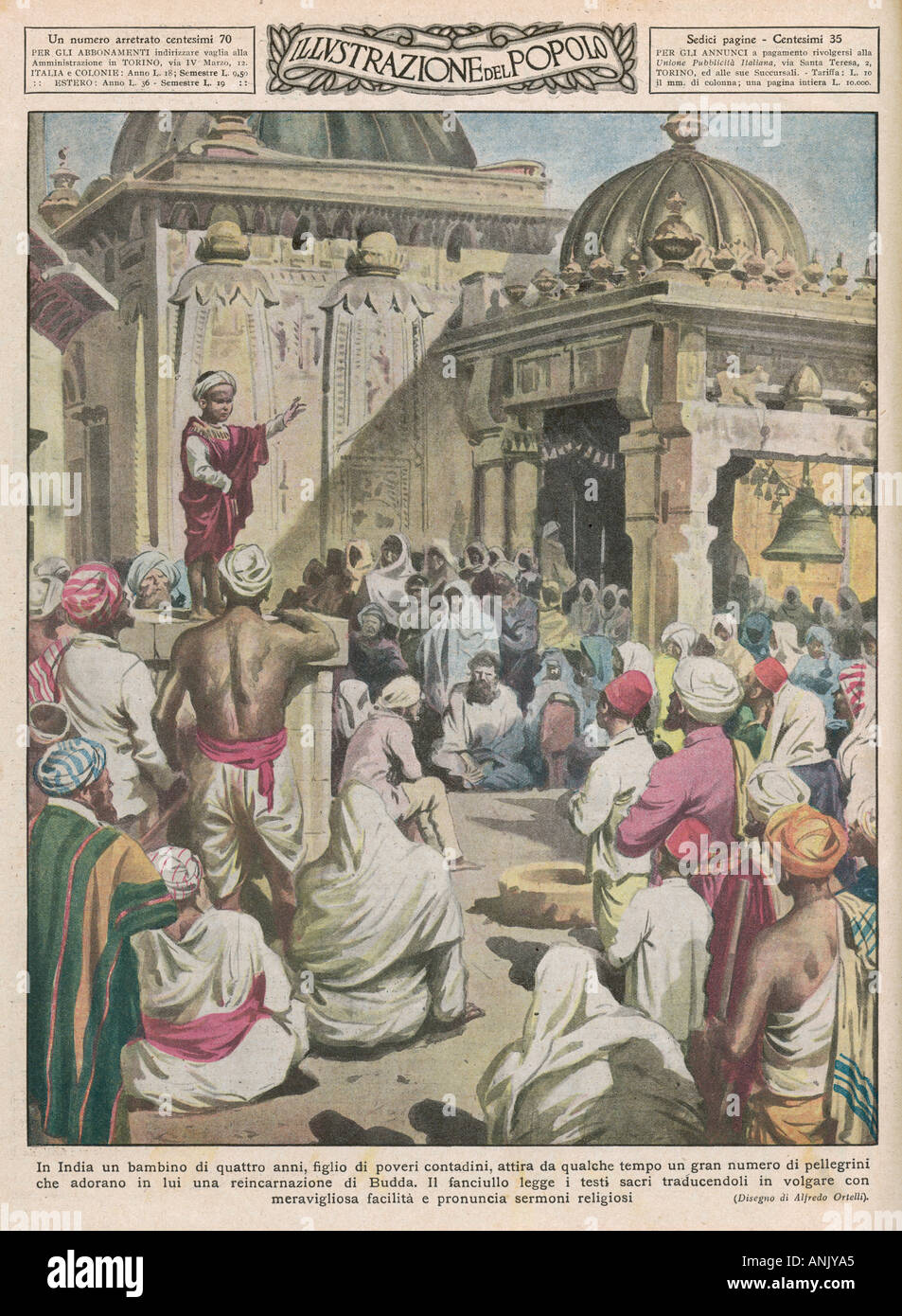 Bouddha réincarné Banque D'Images