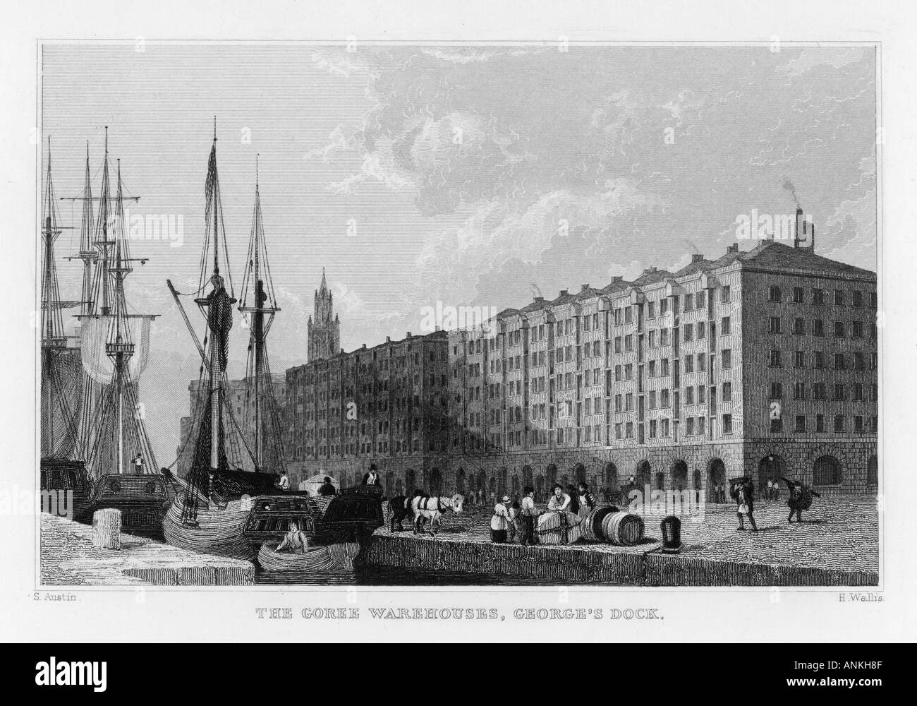 Liverpool docks Banque D'Images