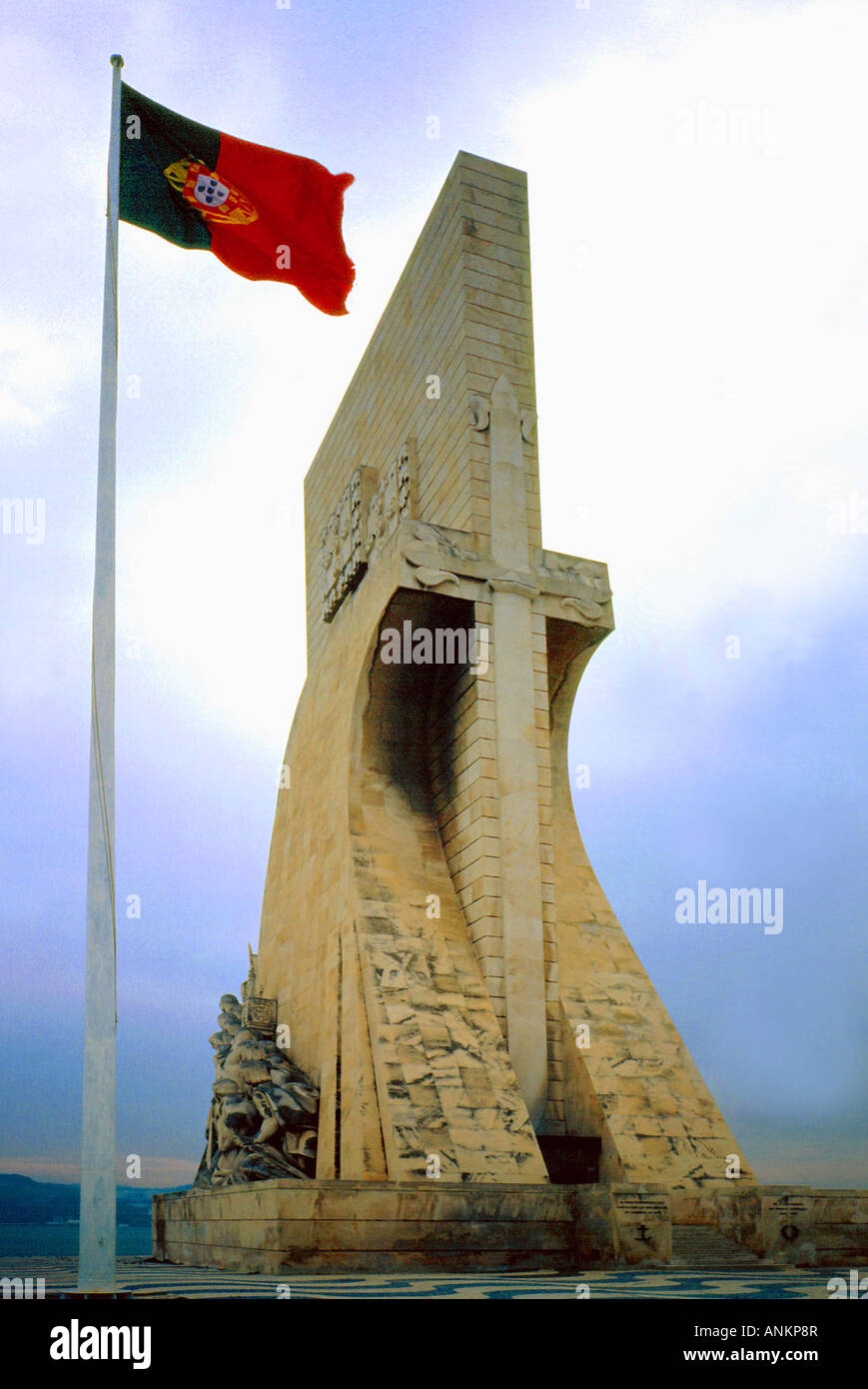 Lisbon.Padrao dos Descobrimentos. Banque D'Images