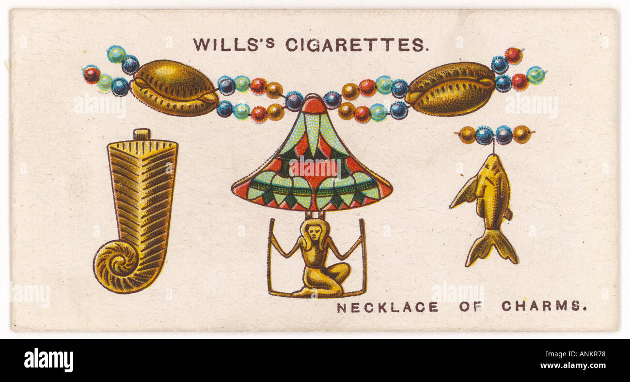 Collier d'amulettes Banque D'Images