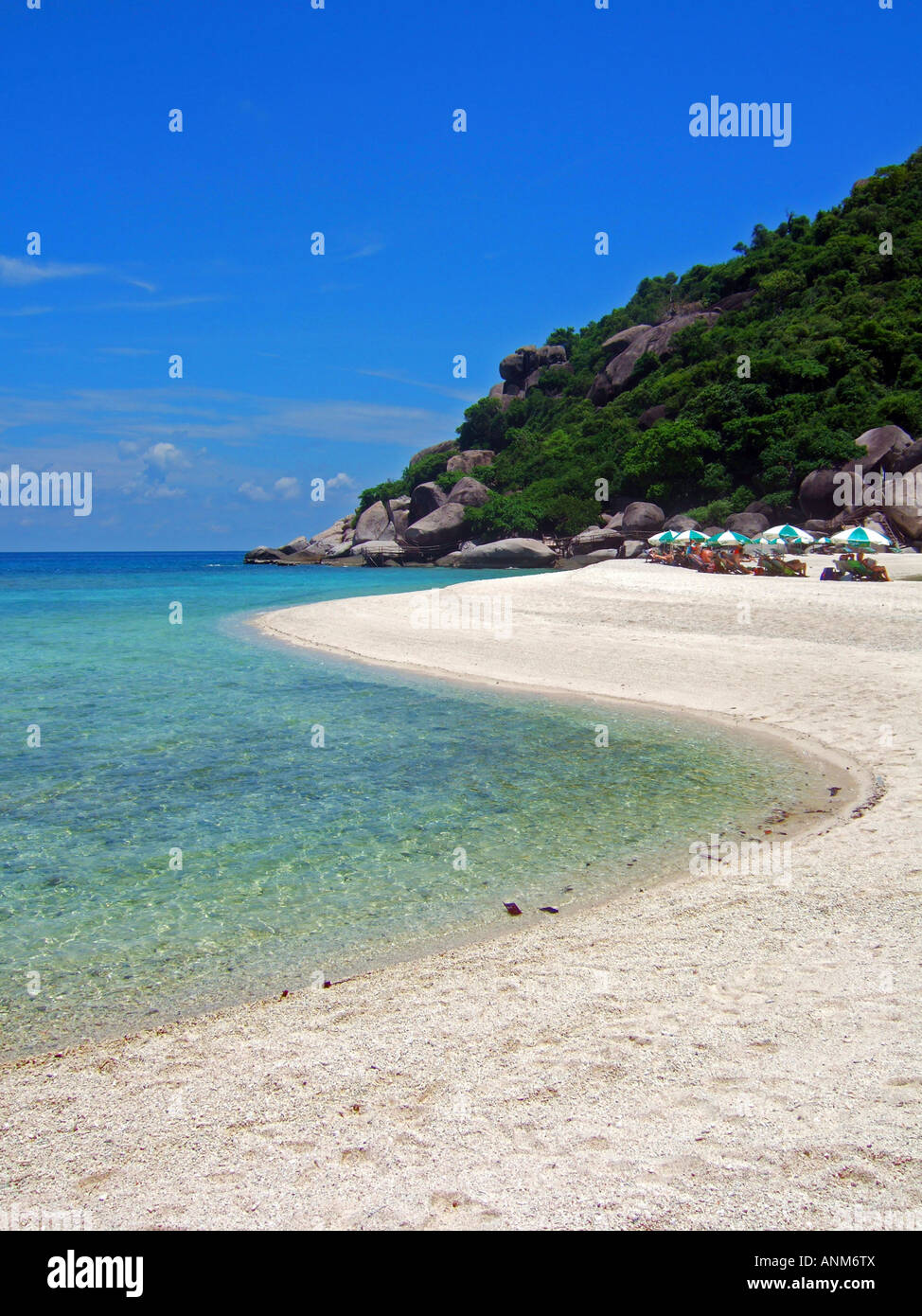 Plage sur Koh Nang Yuan près de Koh Tao Thaïlande JPH0029 Banque D'Images