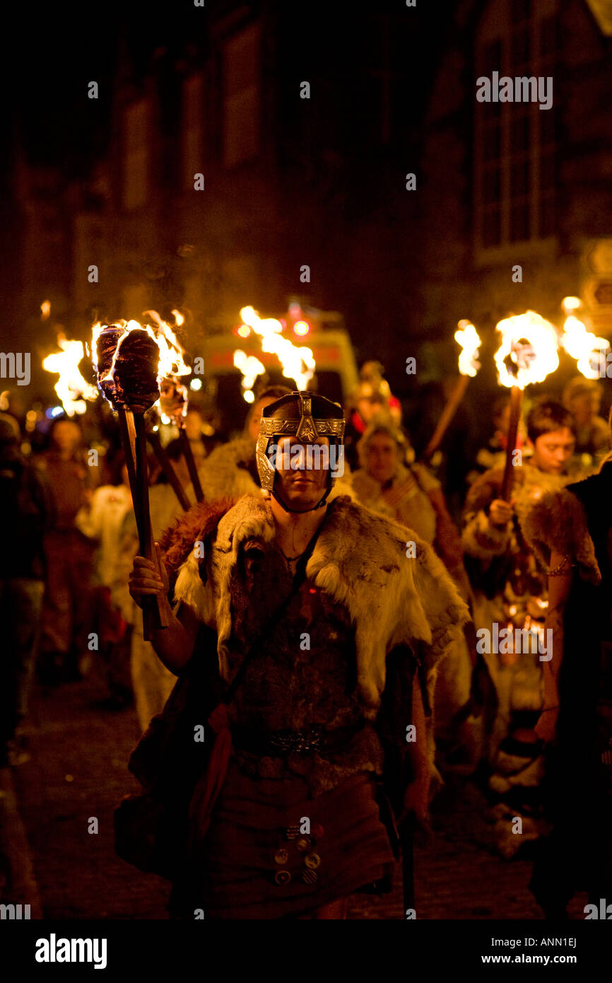 Bonfire Night, Lewes, East Sussex England Banque D'Images