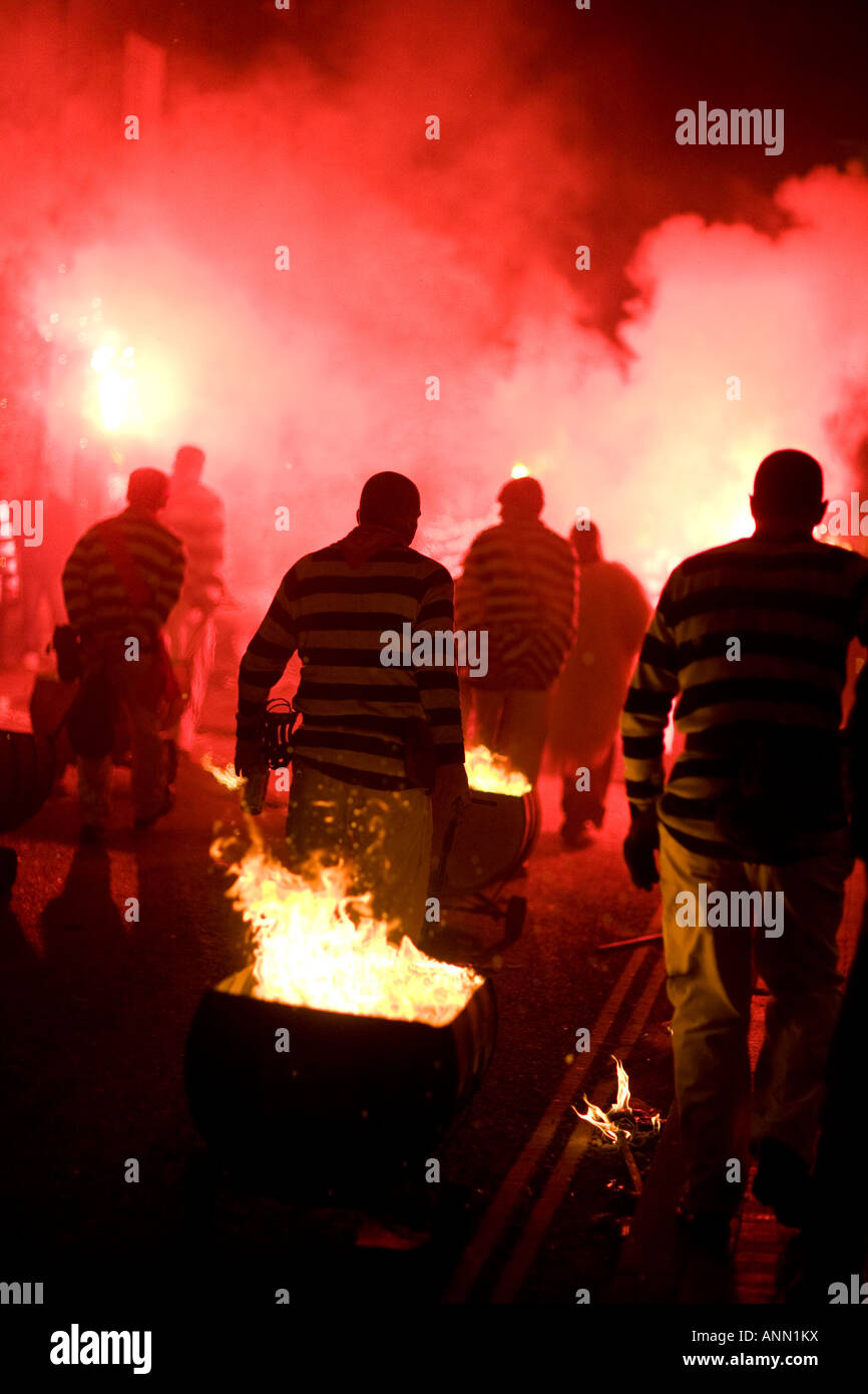 Bonfire Night, Lewes, East Sussex England Banque D'Images