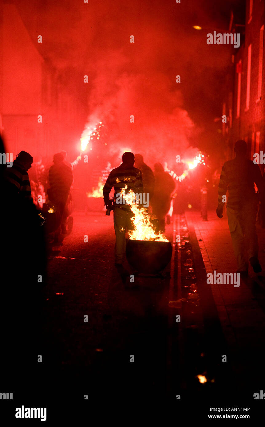 Bonfire Night, Lewes, East Sussex England Banque D'Images