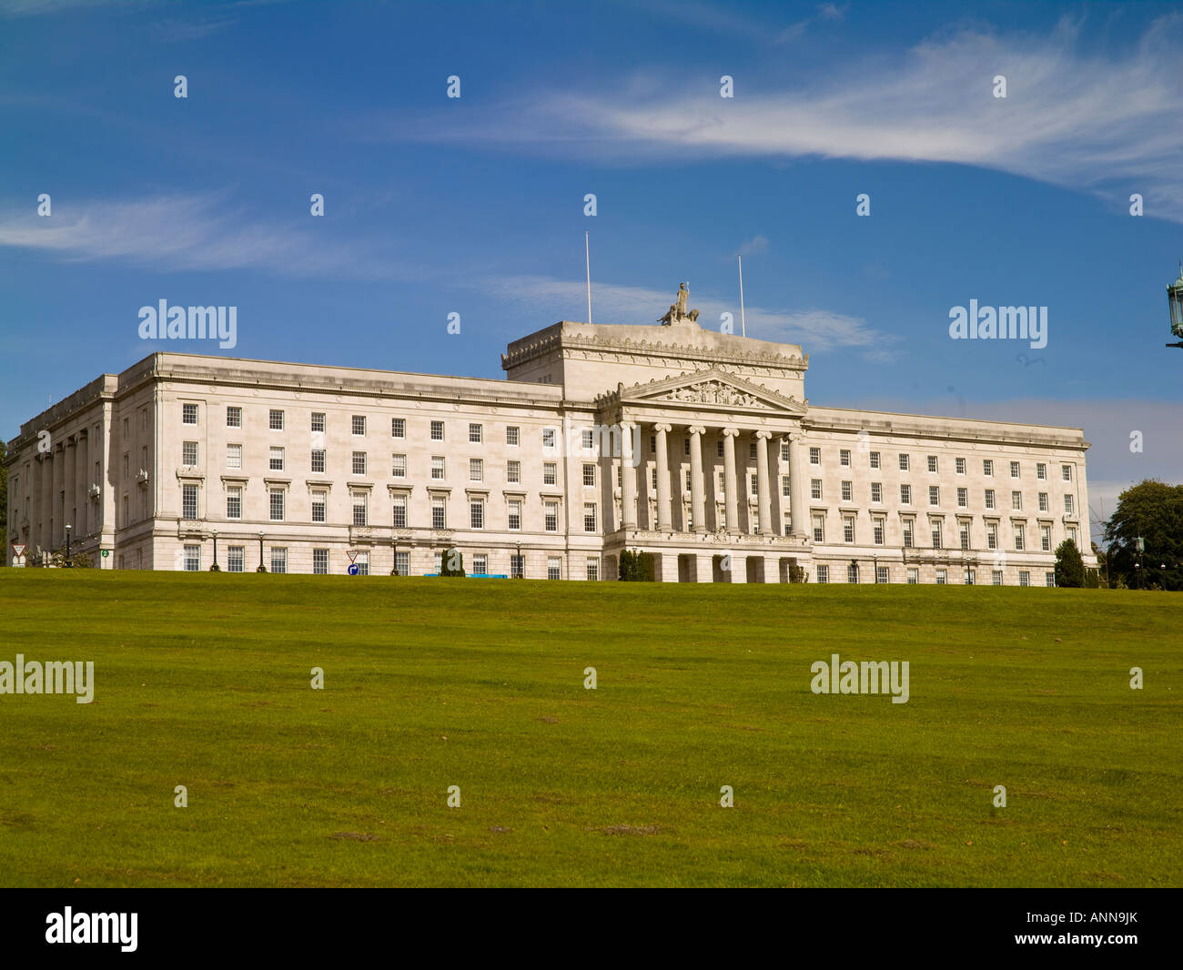 Édifices du Parlement, de Stormont, à Belfast Banque D'Images