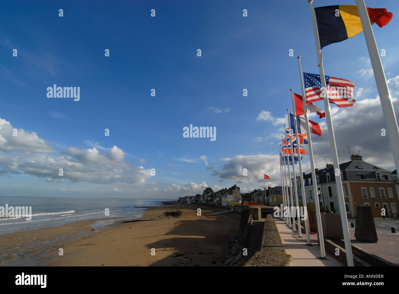 Centre Juno Beach à Courseulles-sur-Mer, Normandie D-Day invasion site, France Banque D'Images