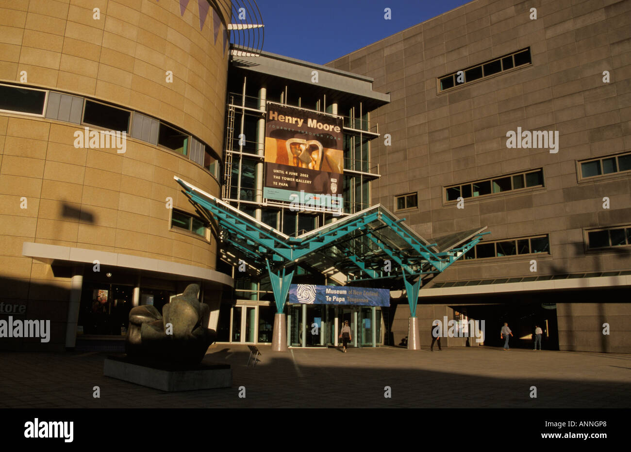 Musée Te Papa Tongarewa de Nouvelle-Zélande Wellington Nouvelle-Zélande détails extérieurs Banque D'Images