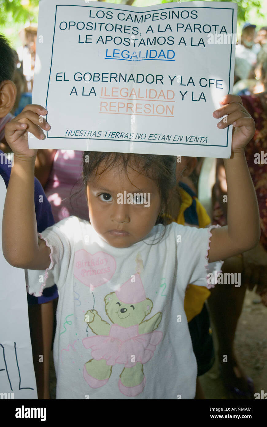 Un haut niveau de la mission d'Amnesty International dirigé par la secrétaire générale Irene Khan visite l'État mexicain de Guerrero. Banque D'Images