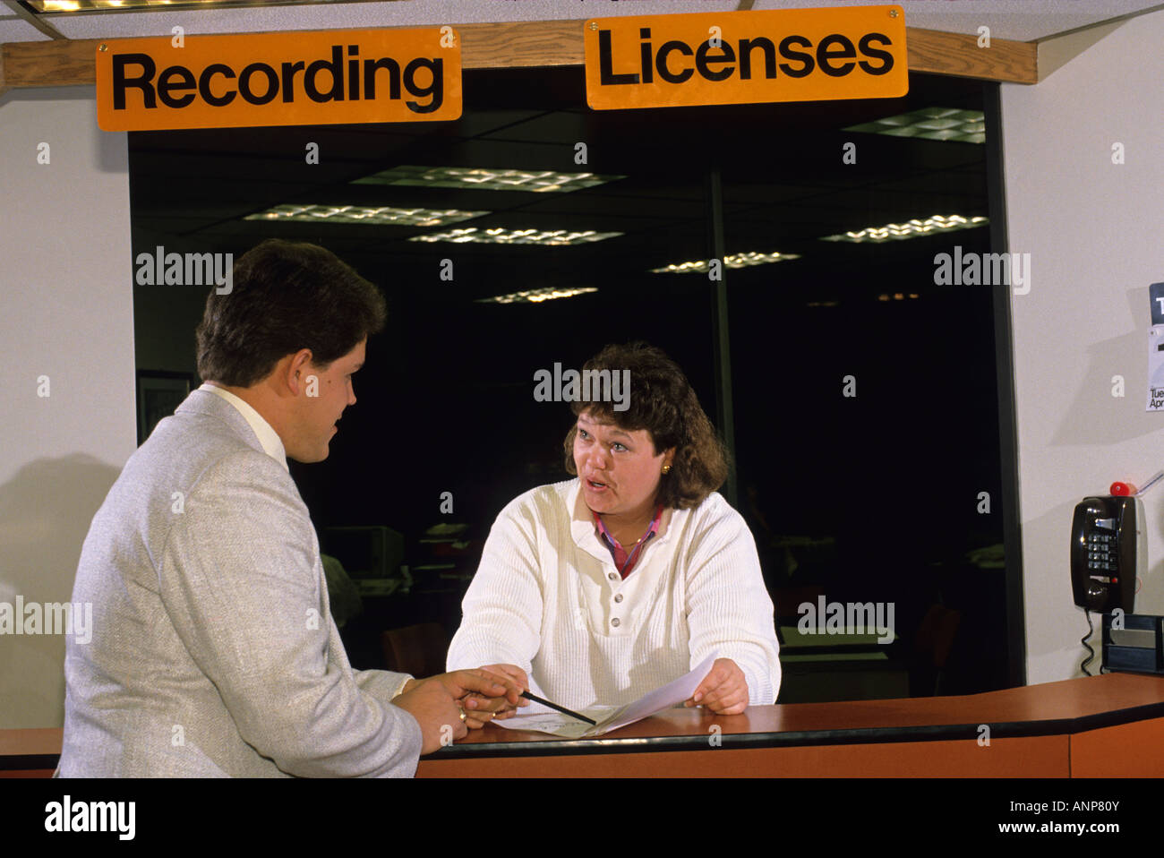 24 au bureau du greffier du comté s'Idaho Comté d'Ada Banque D'Images