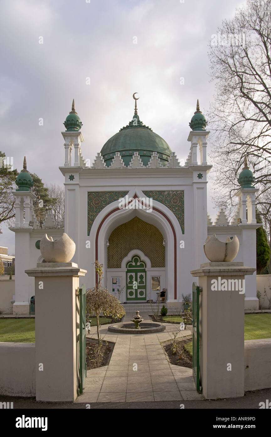 Mosquée de Shah Jahan 1889 Banque D'Images