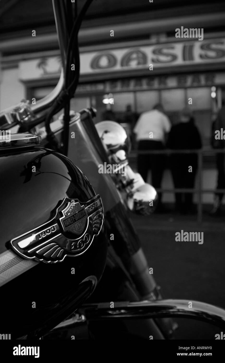 100e anniversaire de la moto harley davidson Banque de photographies et ...