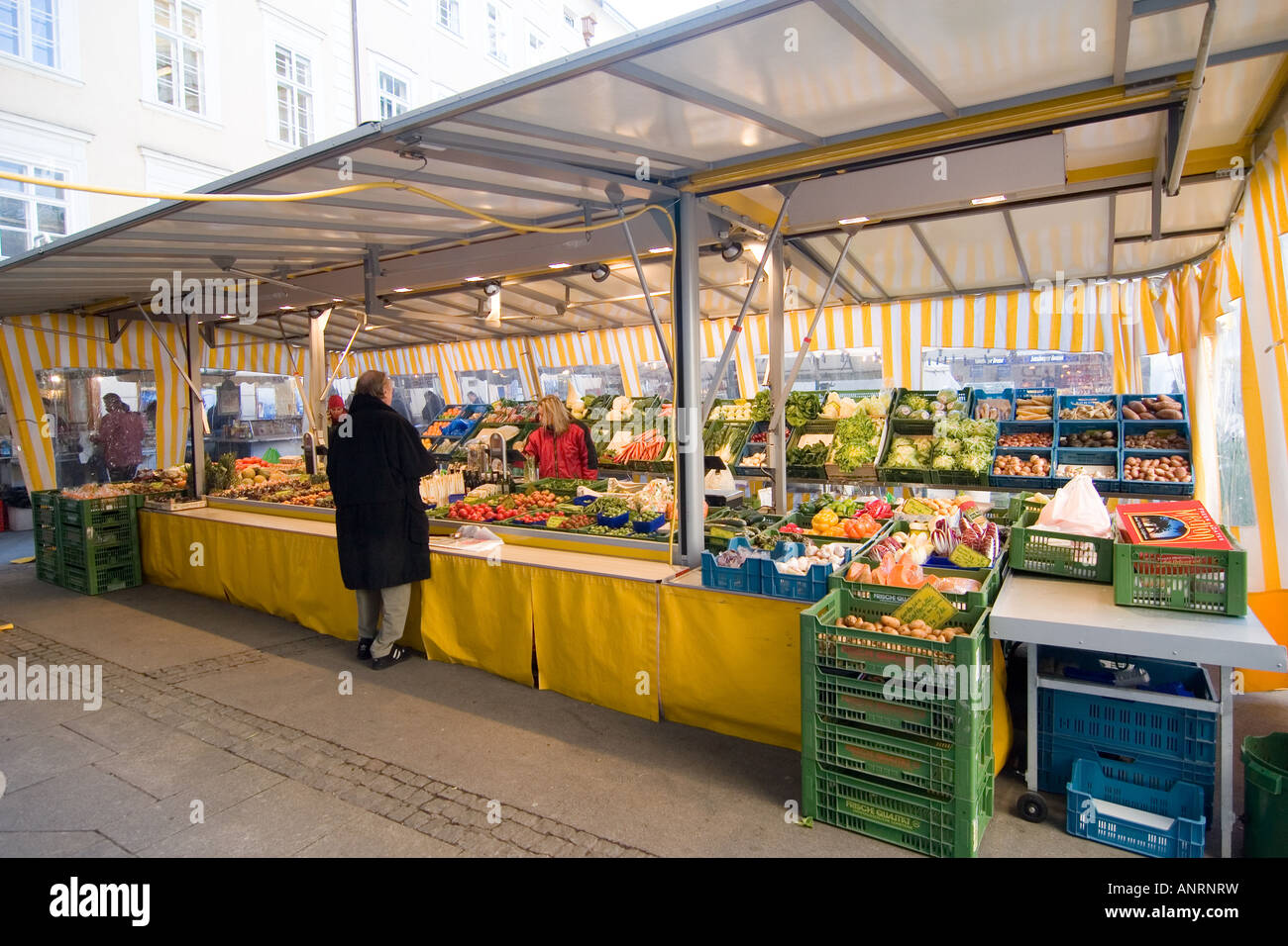 Marché de Salzbourg Banque D'Images