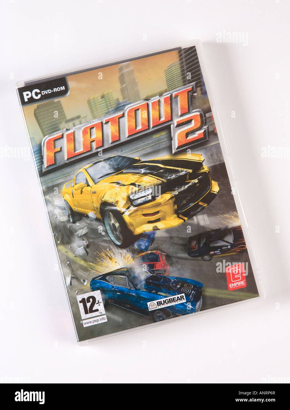 Jeu de course d'ordinateur LECTEUR Banque D'Images