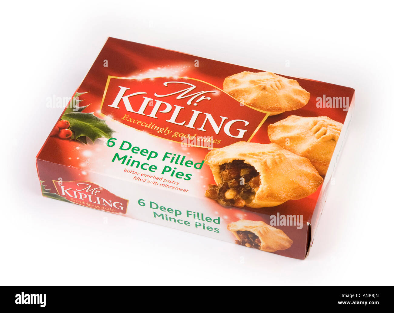 Fort de Mr Kipling mince pies Banque D'Images