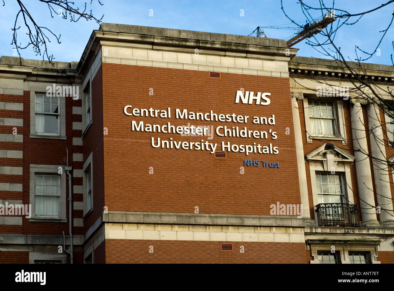 Manchester Central et Manchester Children's University Hospital NHS Trust Building Banque D'Images