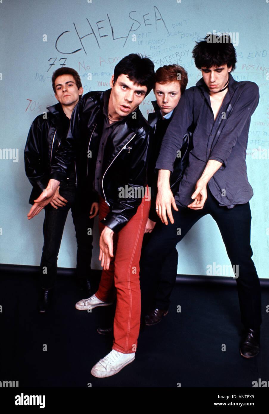 Chelsea, punk en 1977. Banque D'Images