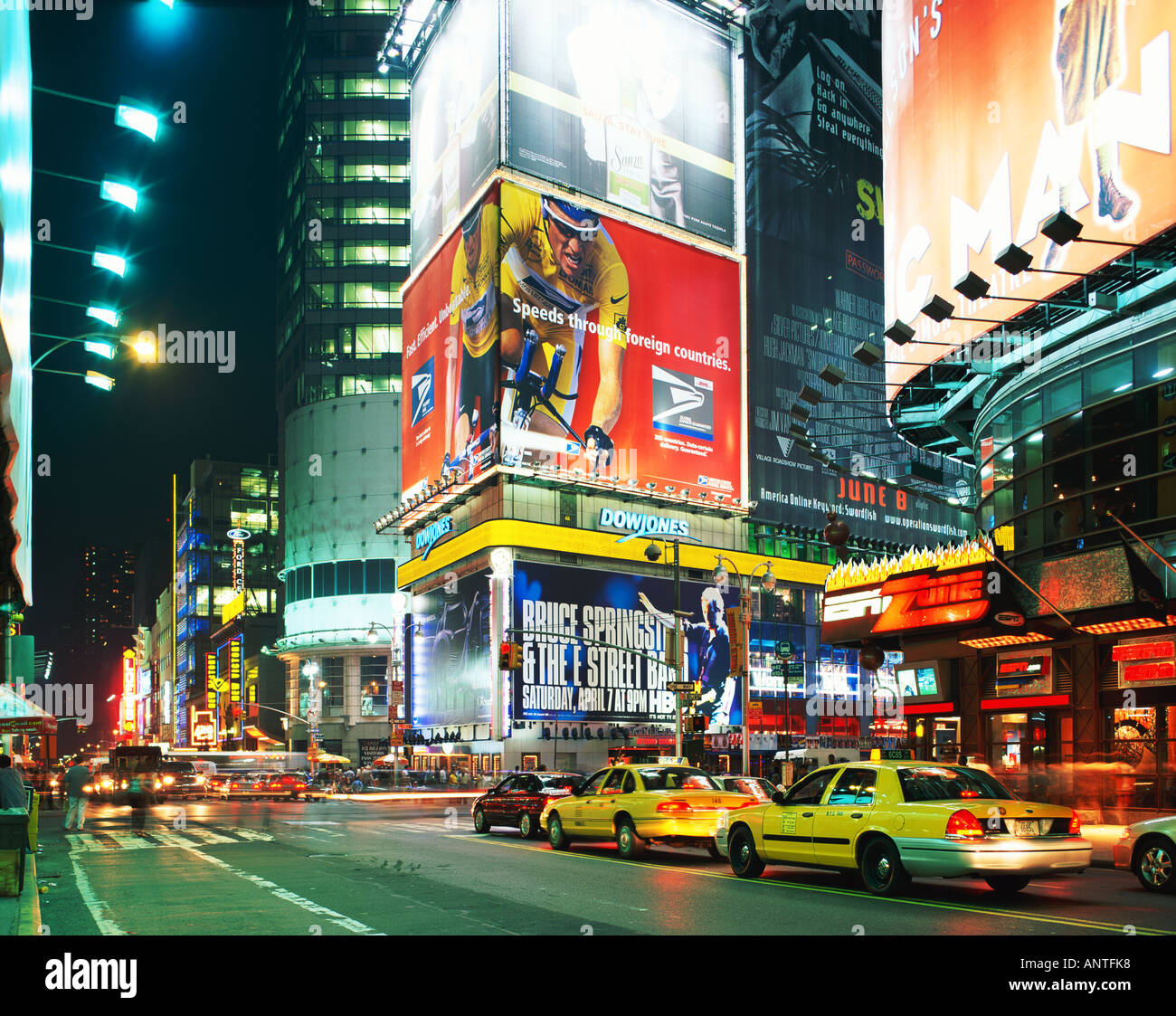 USA NEW YORK 42ND Street Banque D'Images