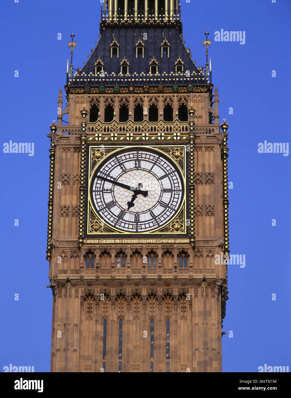 Big Ben Houses of Parliament Westminster London England Banque D'Images