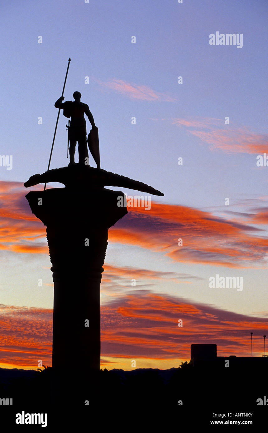 Replica statue de San Teodore au Venetian Hotel Casino Las Vegas NEVADA USA Banque D'Images