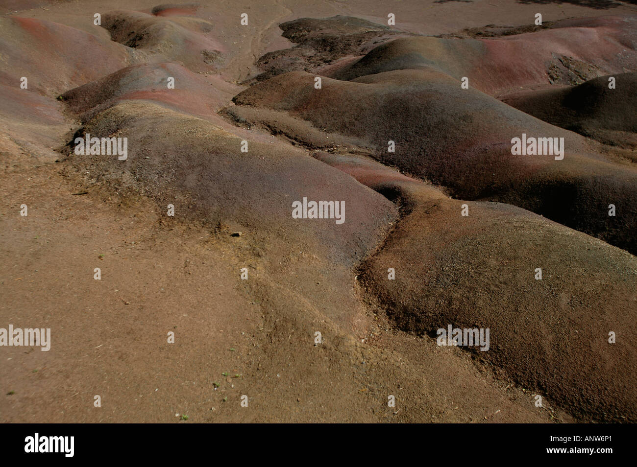 Paysage LUNAIRE ON TROPICAL ISLAND L'ILE MAURICE Banque D'Images