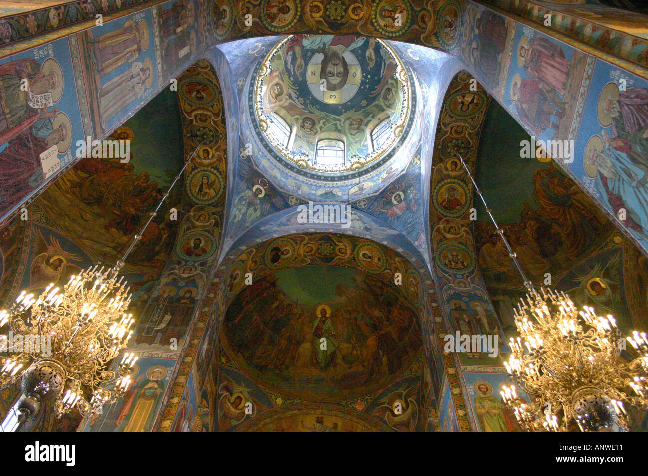 Auferstehungskirche von 1883 bis 1907 erbaut, St Petersburg, Russia, GUS Banque D'Images