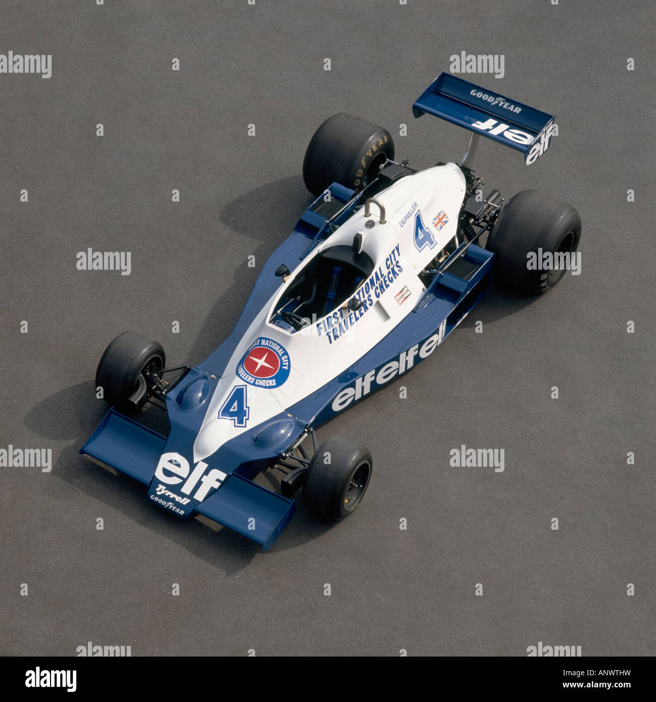 1978 voiture de course monoplace Tyrrell Cosworth 3.0 litres F1 Banque D'Images