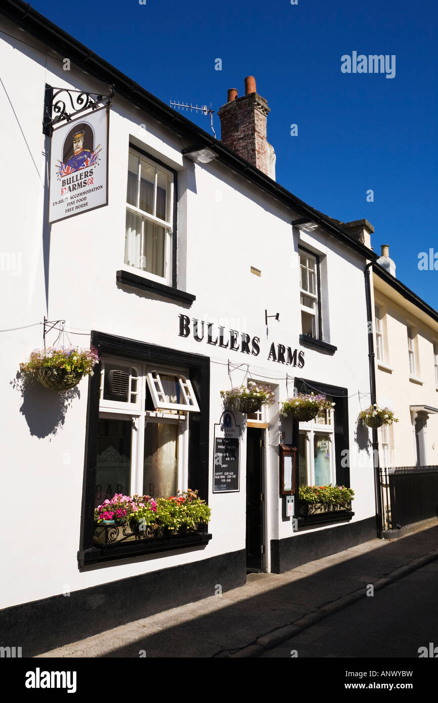 Le pub à Chagford Bullers Arms, l'ouest du Devon, England, UK Banque D'Images