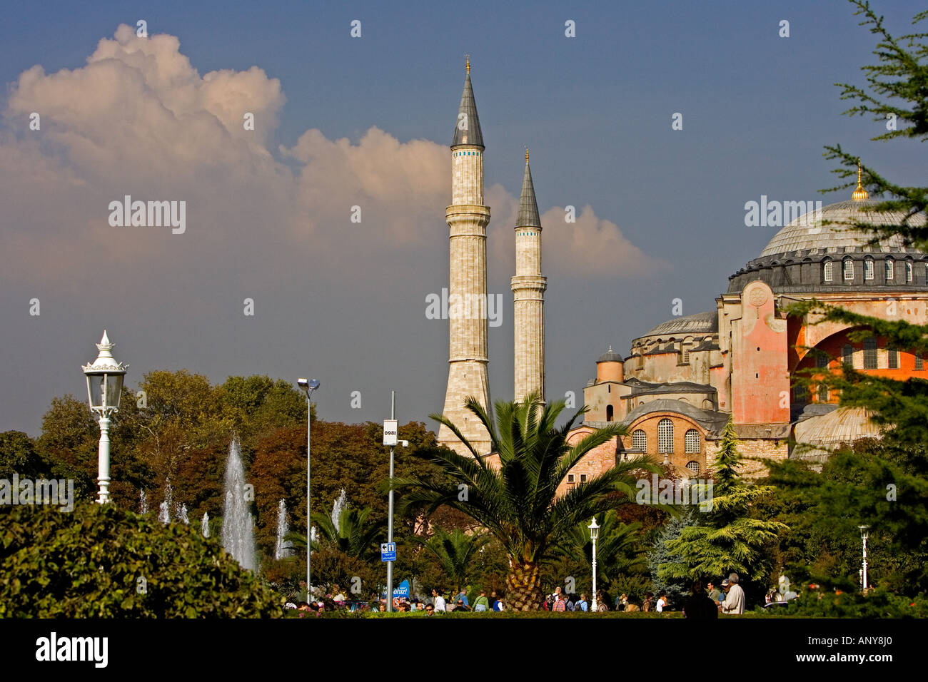 La Turquie, Istanbul, la mosquée Sainte-Sophie Banque D'Images