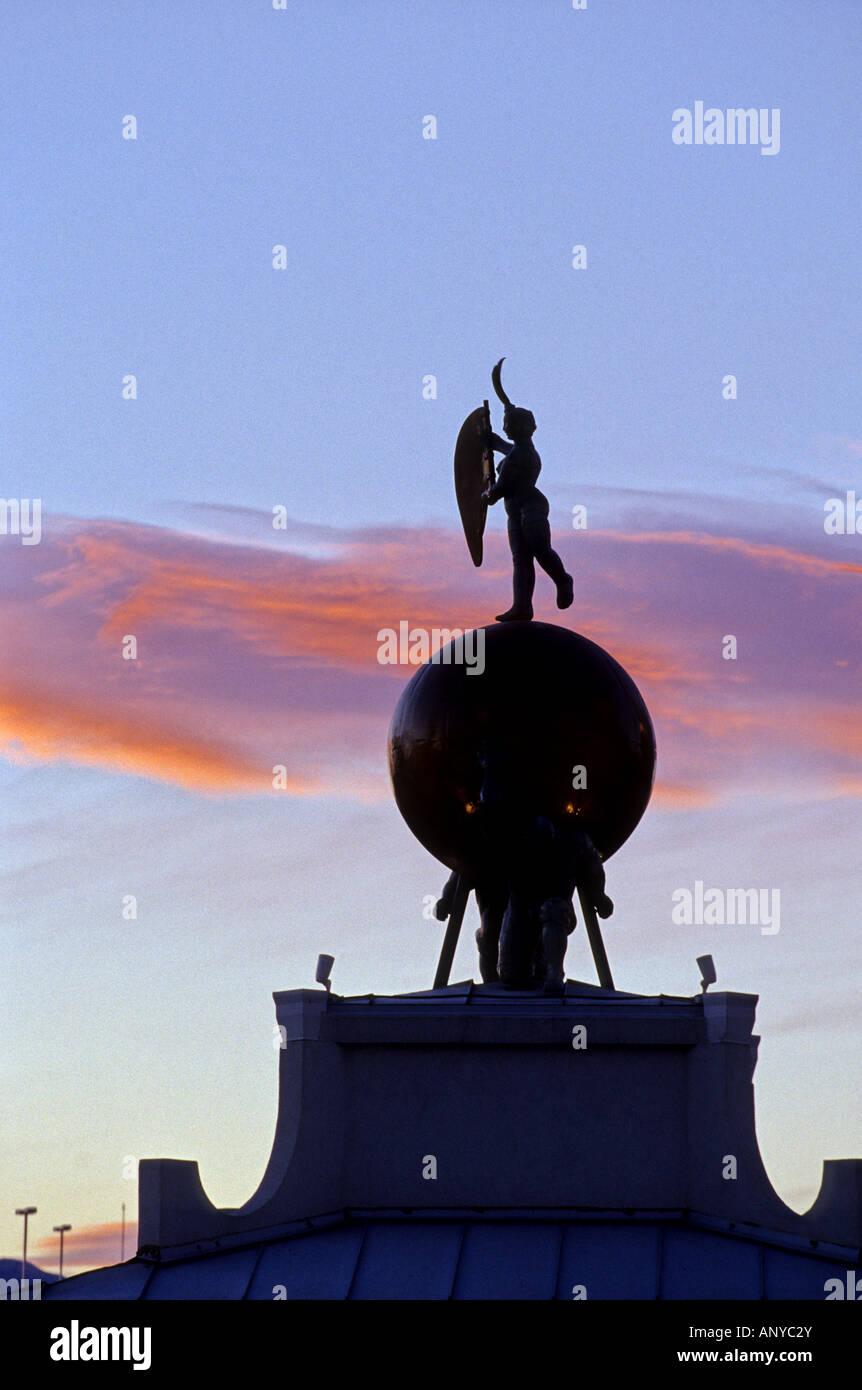 Replica statue de San Teodore au Venetian Hotel Casino Las Vegas NEVADA USA Banque D'Images