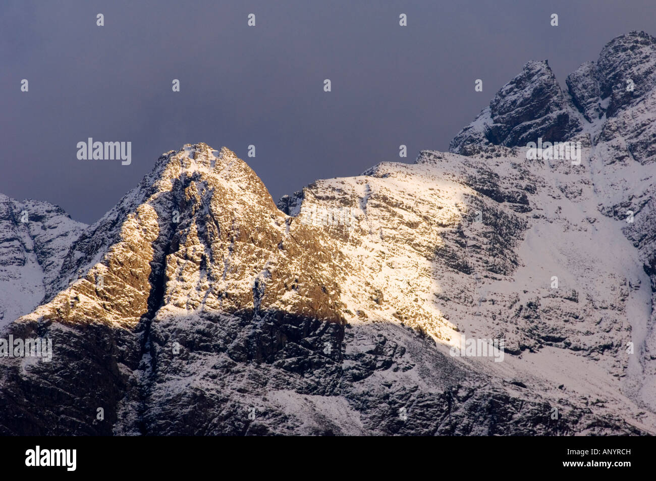 Black Cuillin, Isle of Skye Banque D'Images