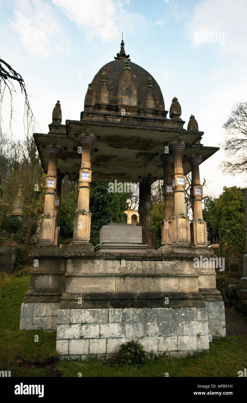 La tombe de Raja Rammohun Roy Bahadoor Cimetière Arnos Vale Bristol Banque D'Images