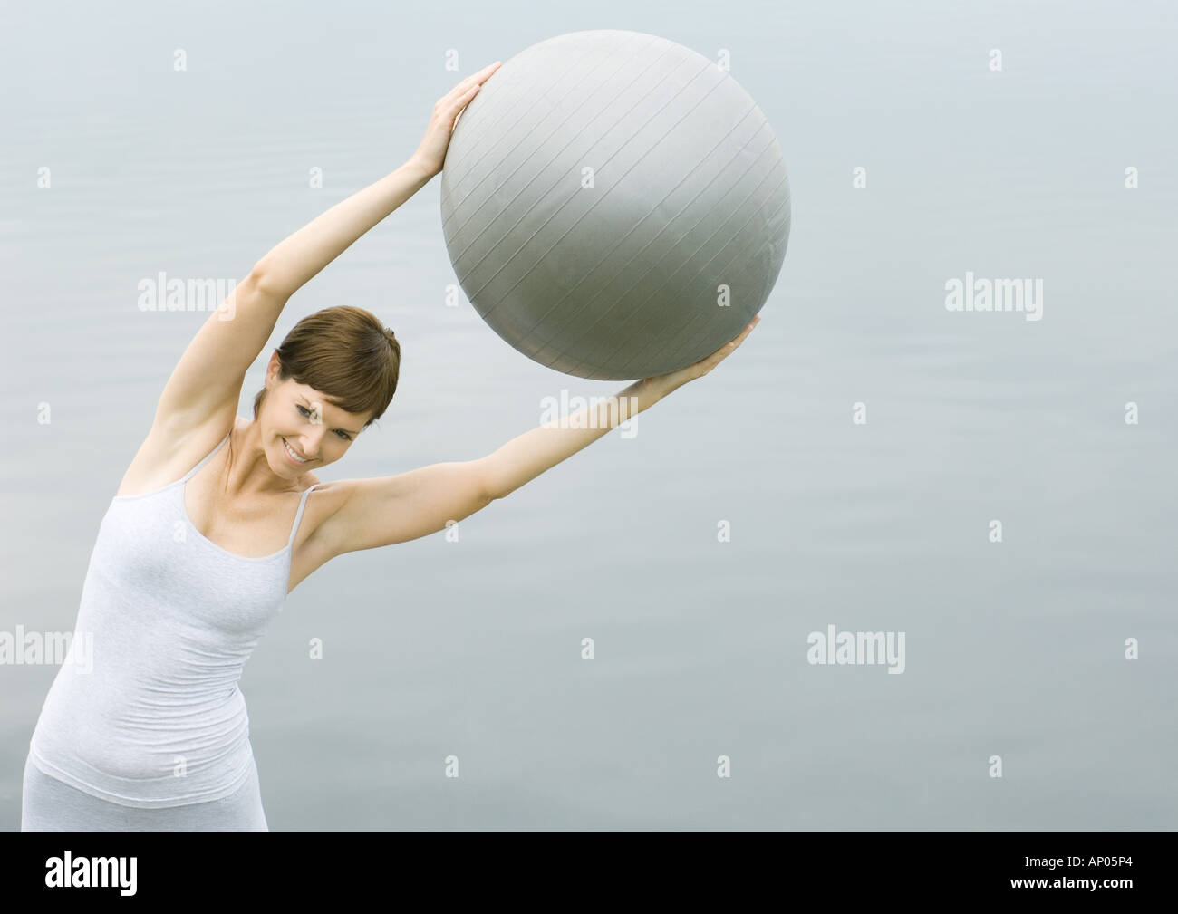Baby fitness ball Banque D'Images