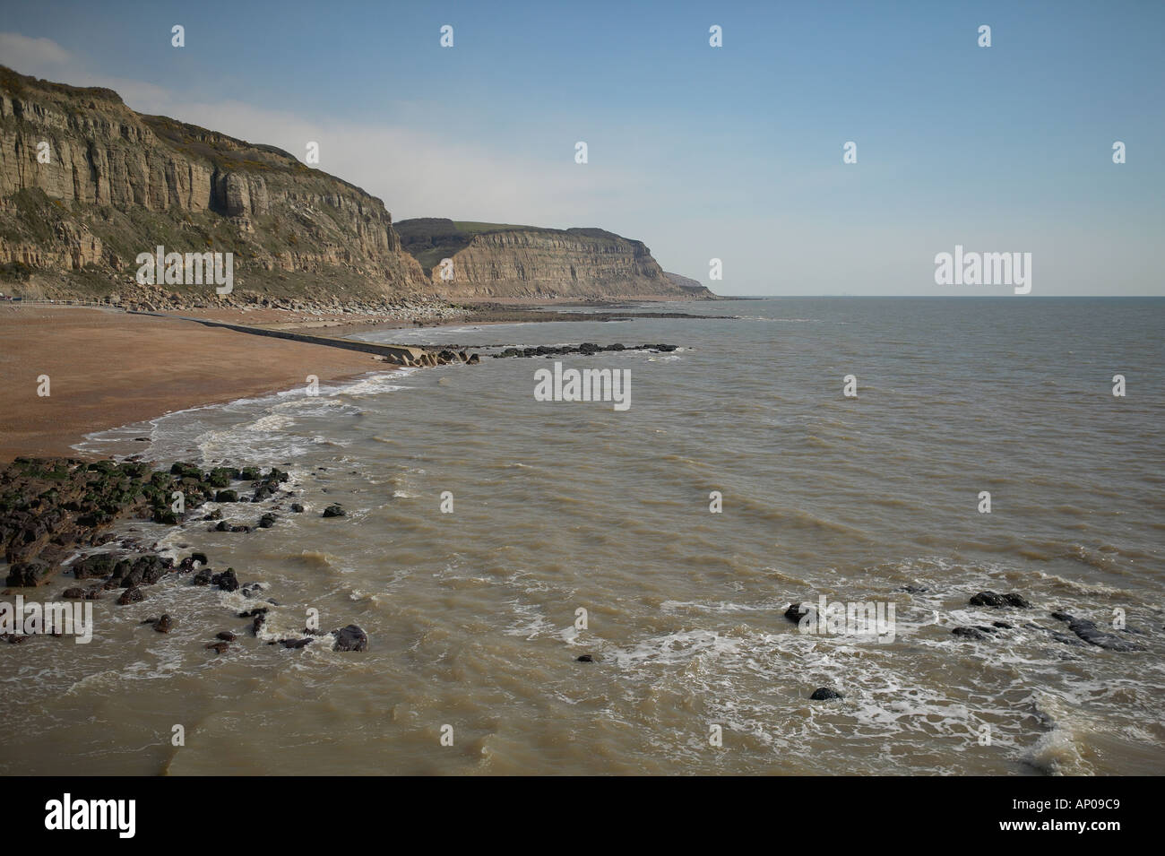 Littoral Hastings Banque D'Images