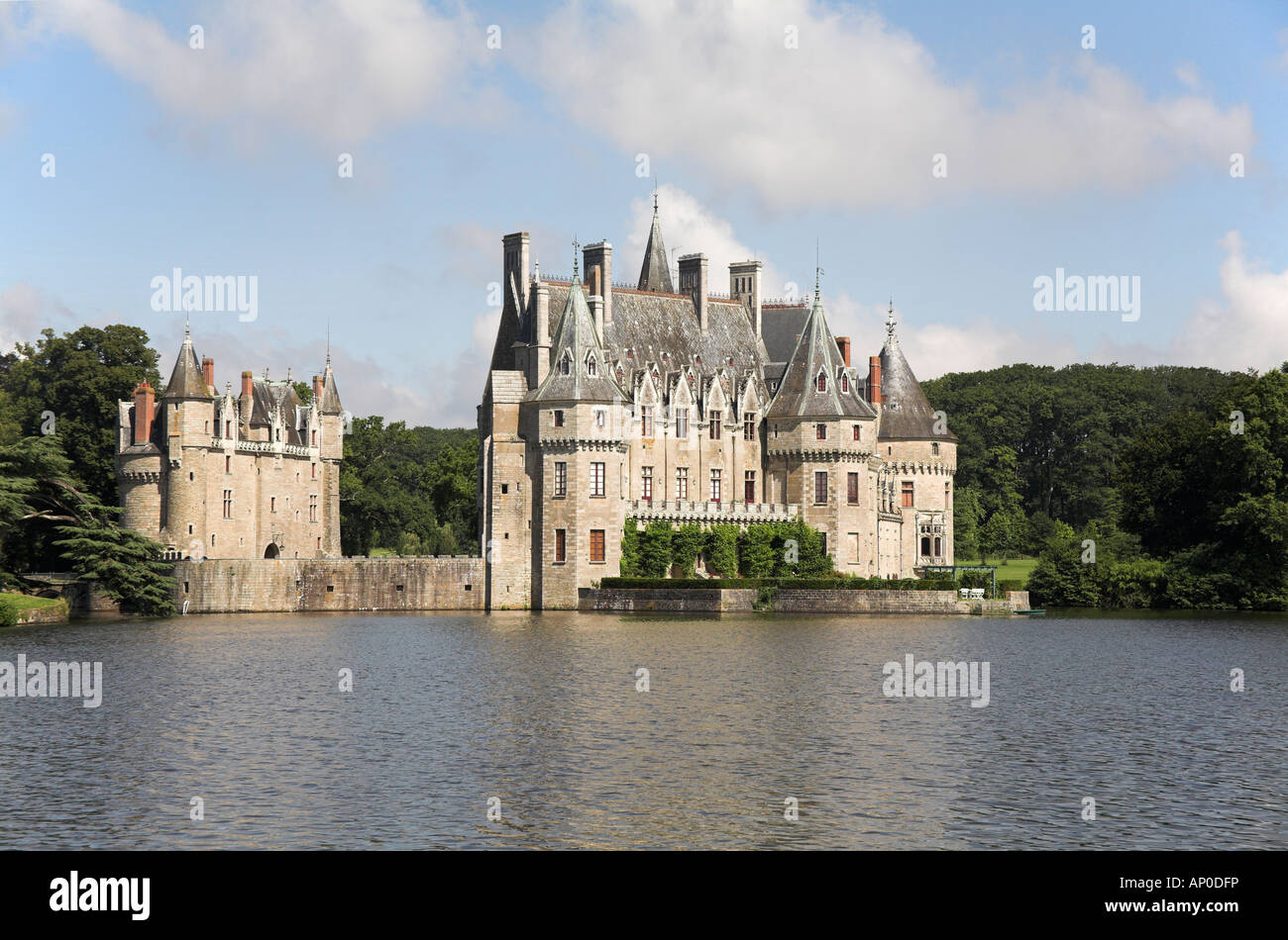 Château de la Bretesche Missillac Loire Atlantique France French Banque D'Images