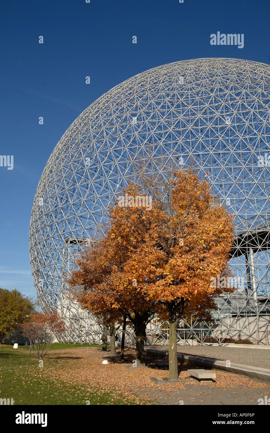 La Biosphère, St Helen's Island, Montréal, Québec, Canada Banque D'Images