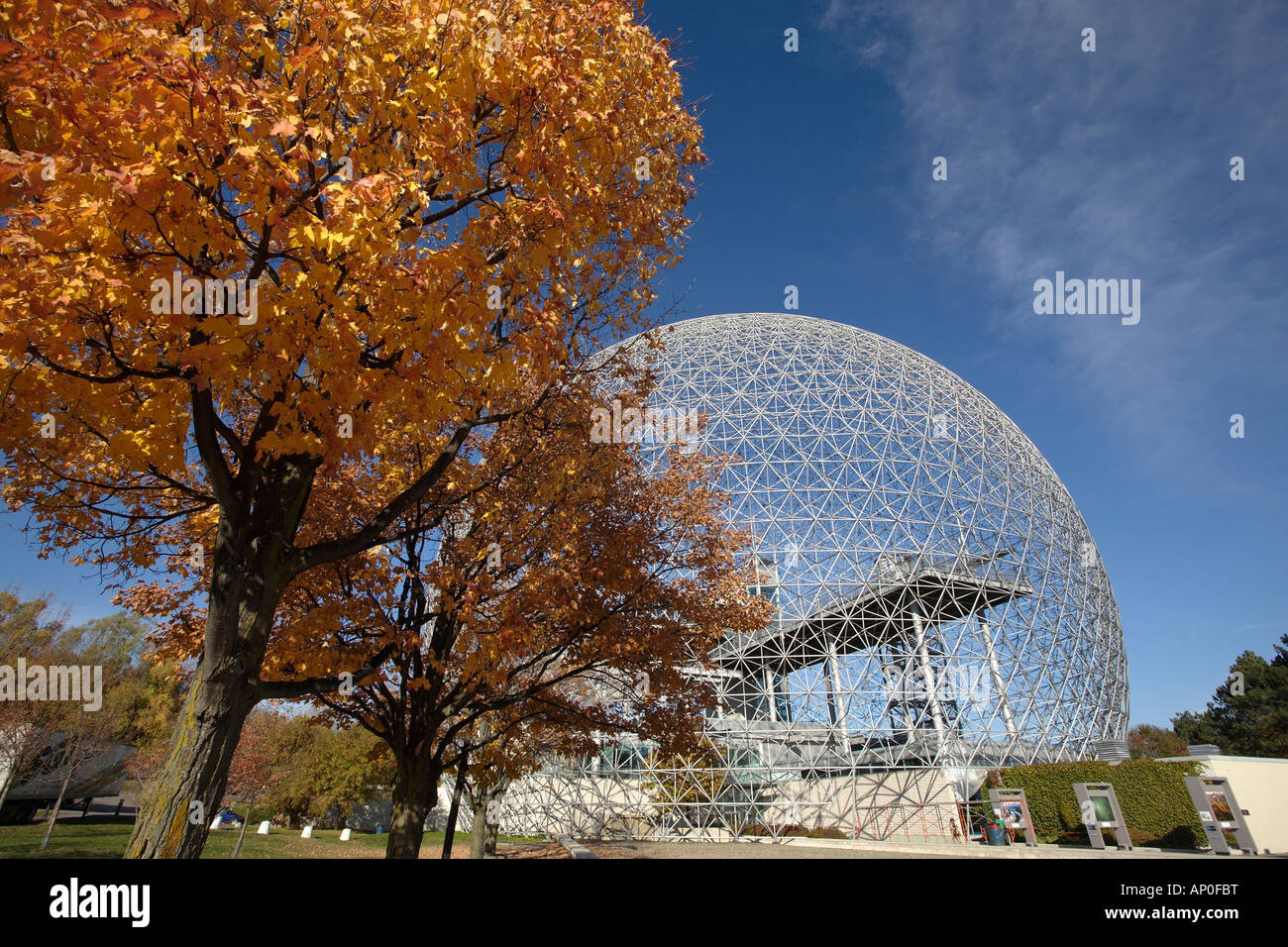 La Biosphère, St Helen's Island, Montréal, Québec, Canada Banque D'Images