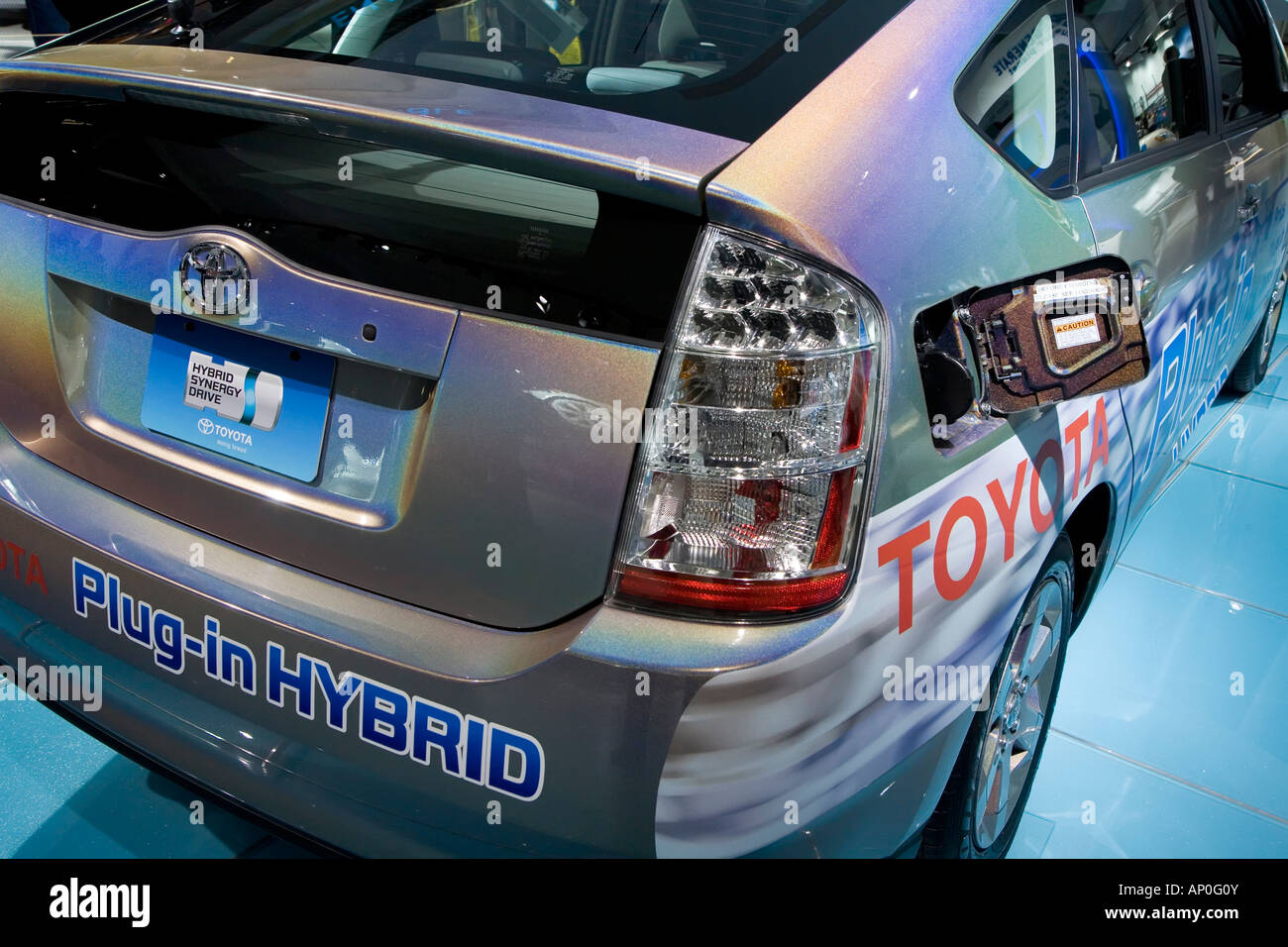 Toyota Prius Plug In Hybrid Concept car Banque D'Images