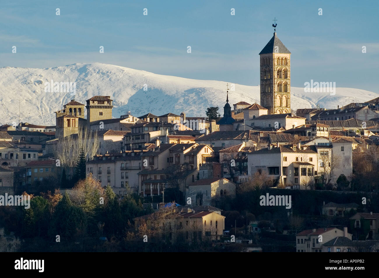 Skyline de Segovia Banque D'Images
