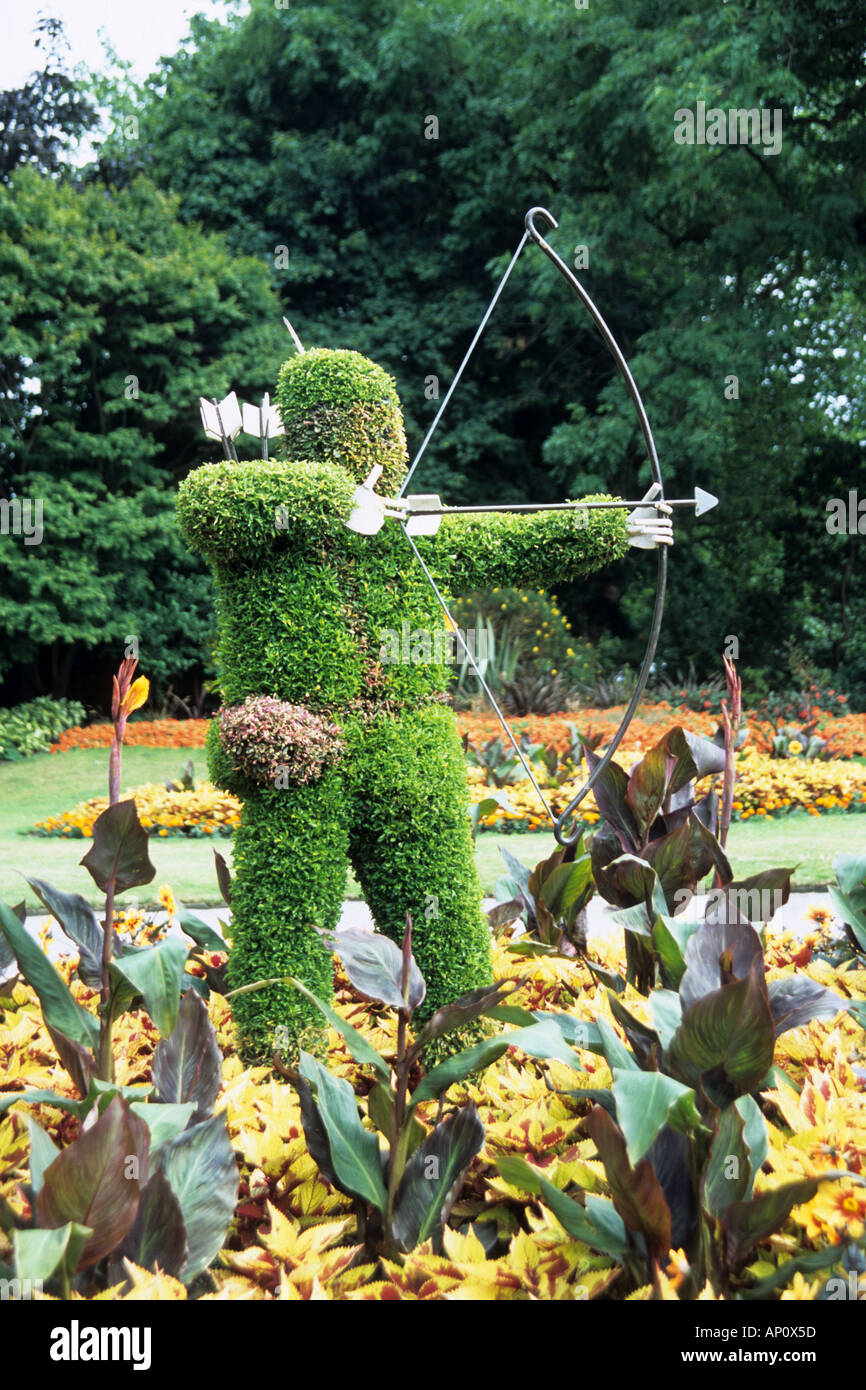 Statue de Robin des Bois, Nottingham en Angleterre Banque D'Images