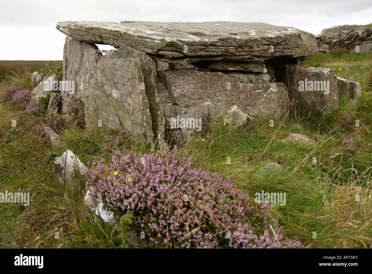 Tombeau de coin dans le comté de Mayo en Irlande Banque D'Images