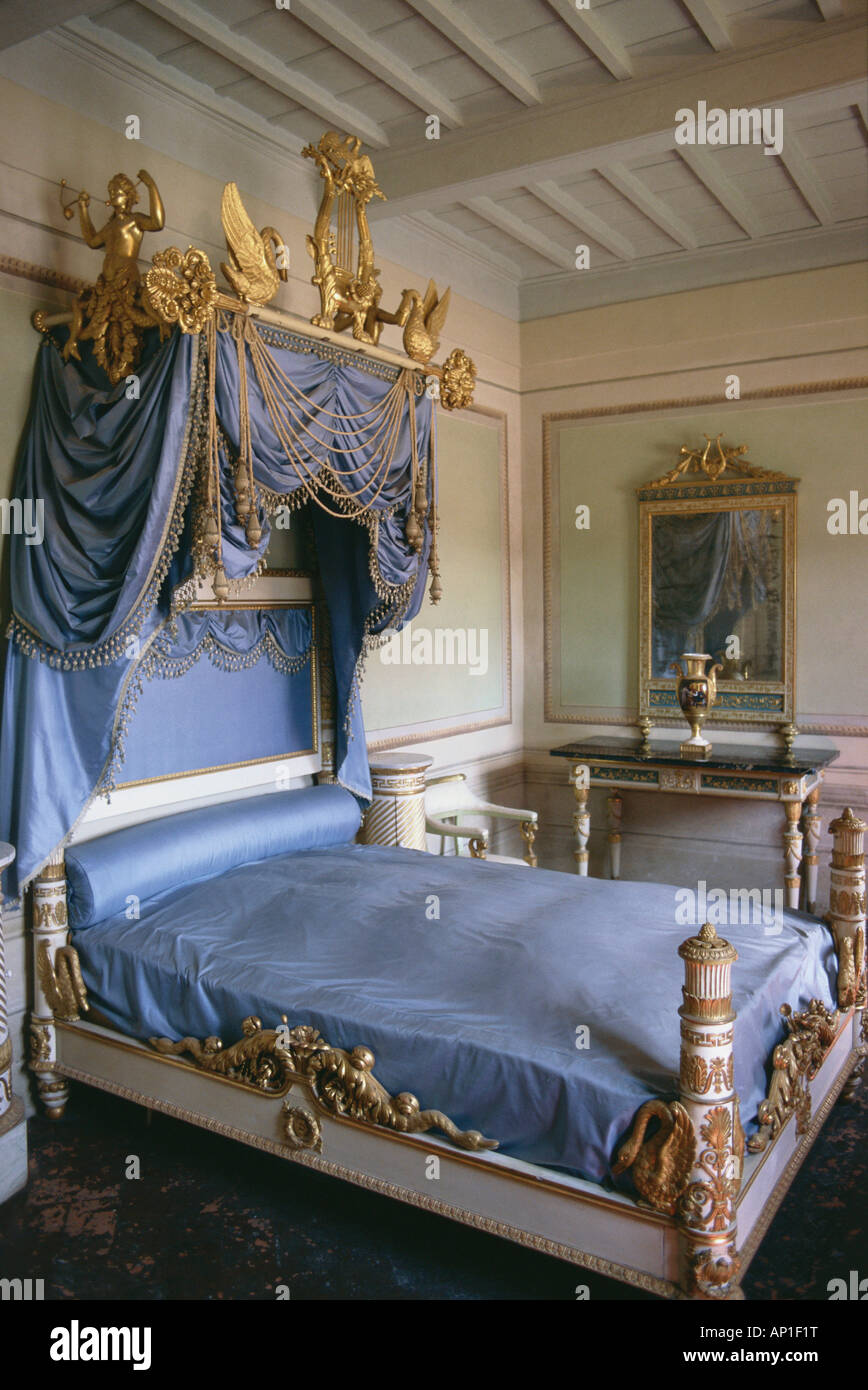 Lit de Napoléon, Casa Napoleone, Portoferraio, l'île d'Elbe, Mer