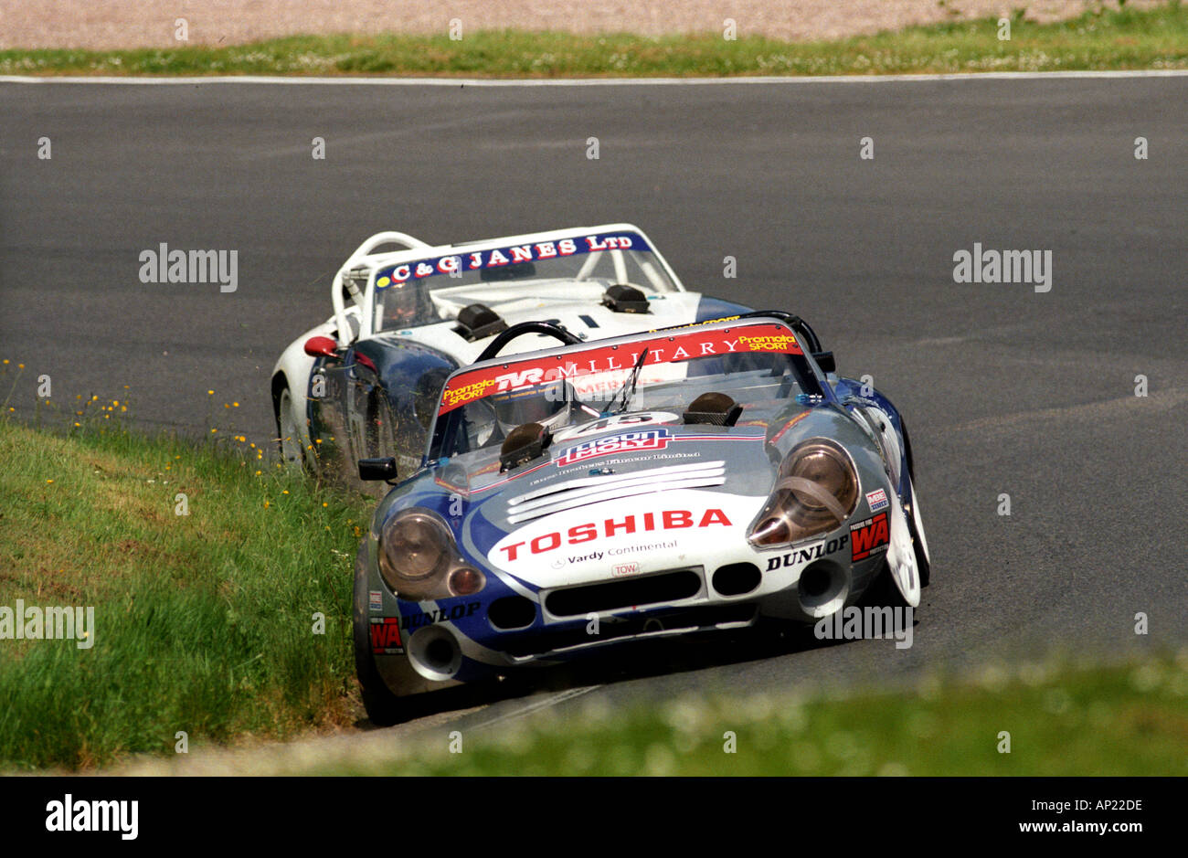 Toshiba TVR Tuscan à Oulton Park Banque D'Images