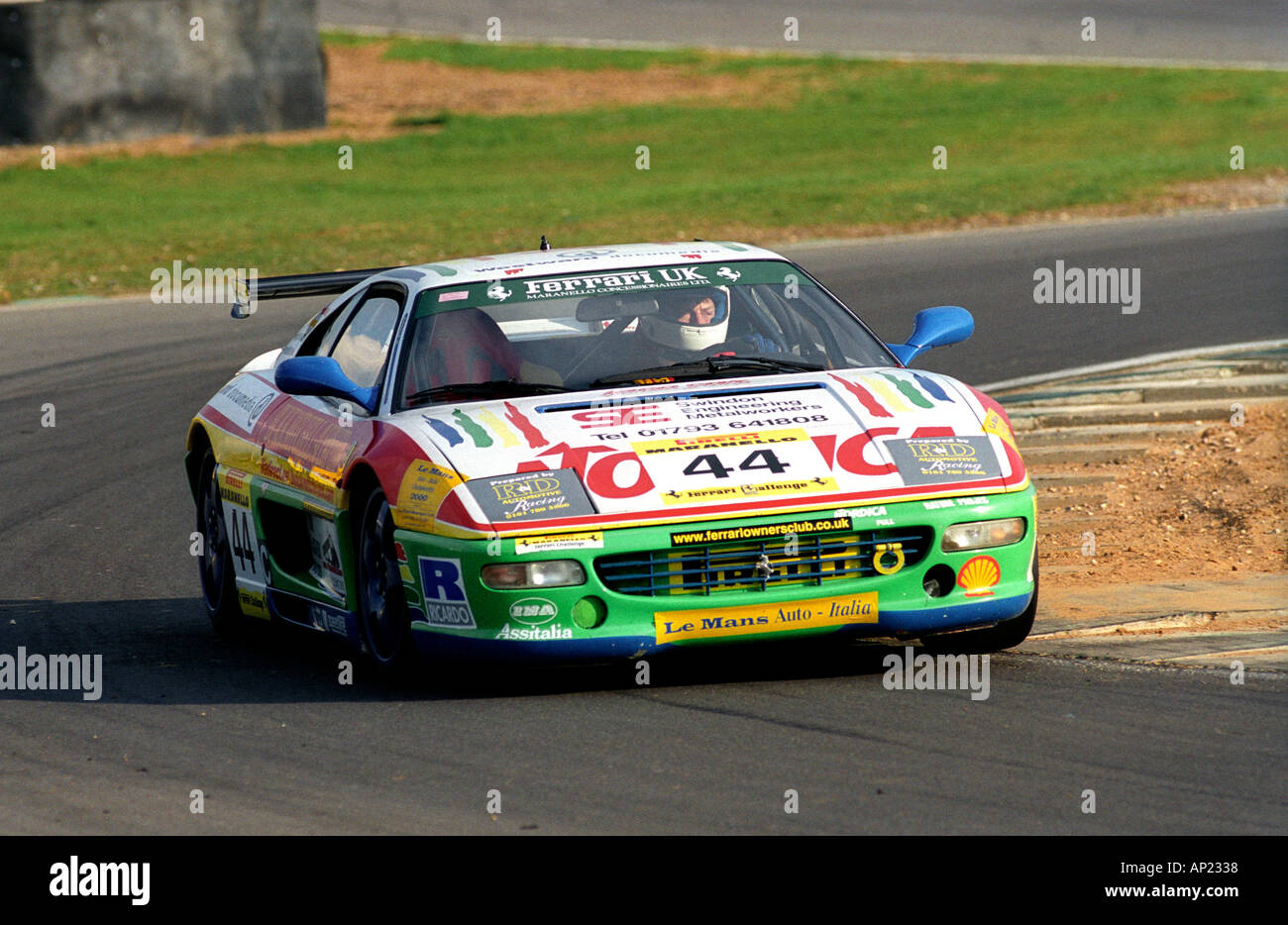 Ferrari à Snetterton Banque D'Images