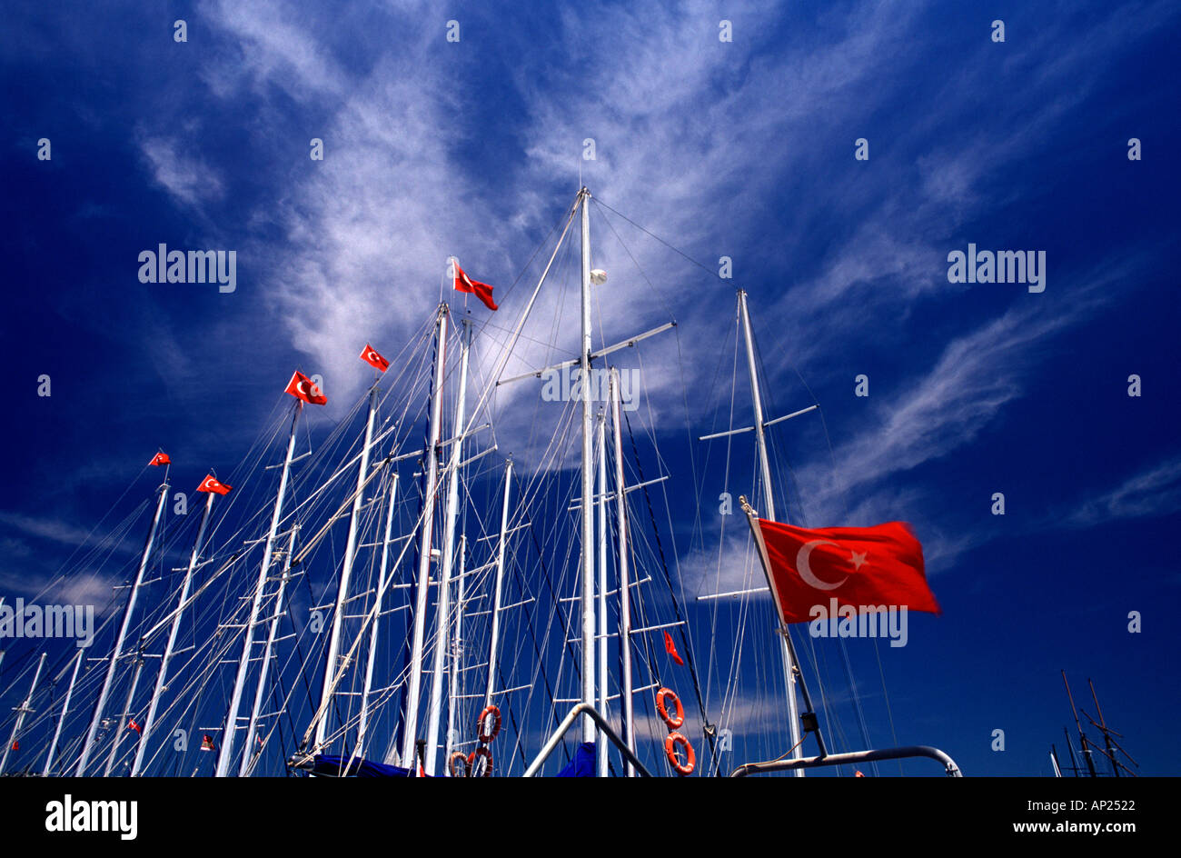 Pin's Drapeau Turquie flottant - Turc
