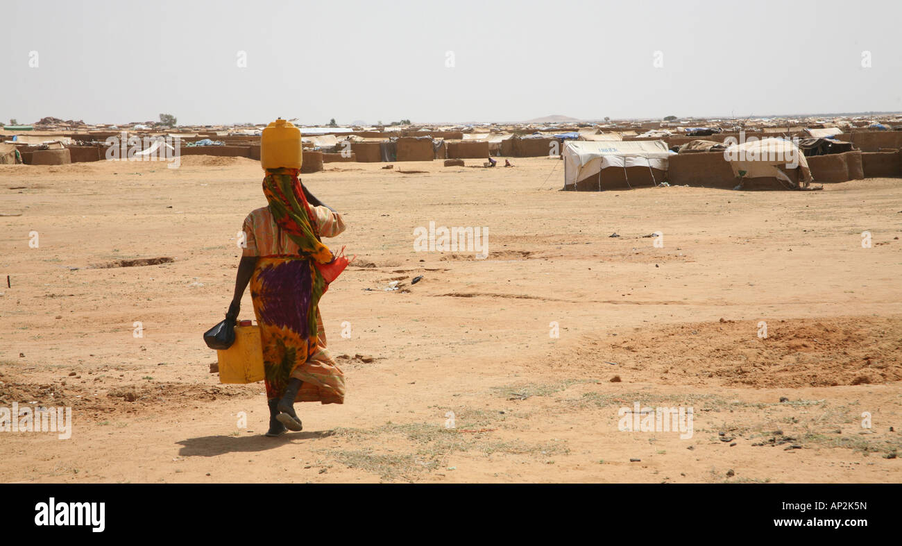 Watersupply que l'aide humanitaire Banque D'Images