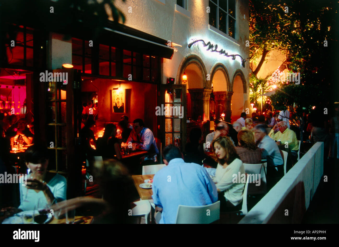 Restaurant Nemo, South Beach, Miami, Floride, USA Banque D'Images Restaurant Nemo, South Beach, Miami, Floride, USA Banque D'Images