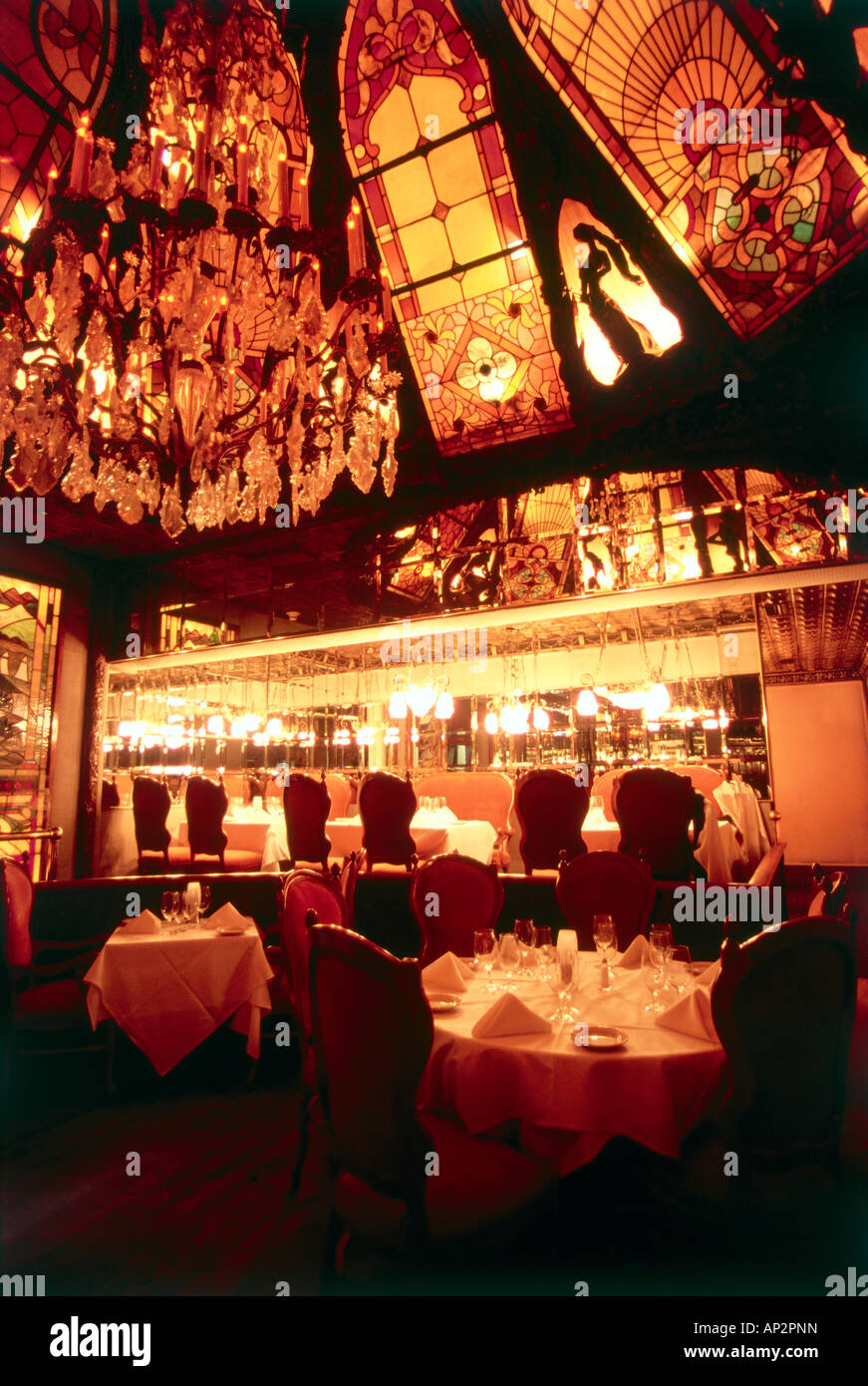 Restaurant La Forge, South Beach, Miami, Floride, USA Banque D'Images Restaurant La Forge, South Beach, Miami, Floride, USA Banque D'Images